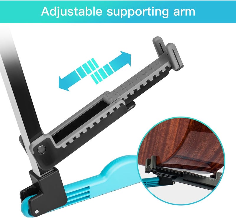 Guitto Guitar Stand Acoustic Floor Folding Guitar Holder Stand Tripod Universal for Acoustic Classical Electric Guitars Bass Ukulele Violin Banjo Mandolin GGS-03 - Image 4